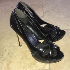 Bakers Patent Leather Black Heels 8 1/2
